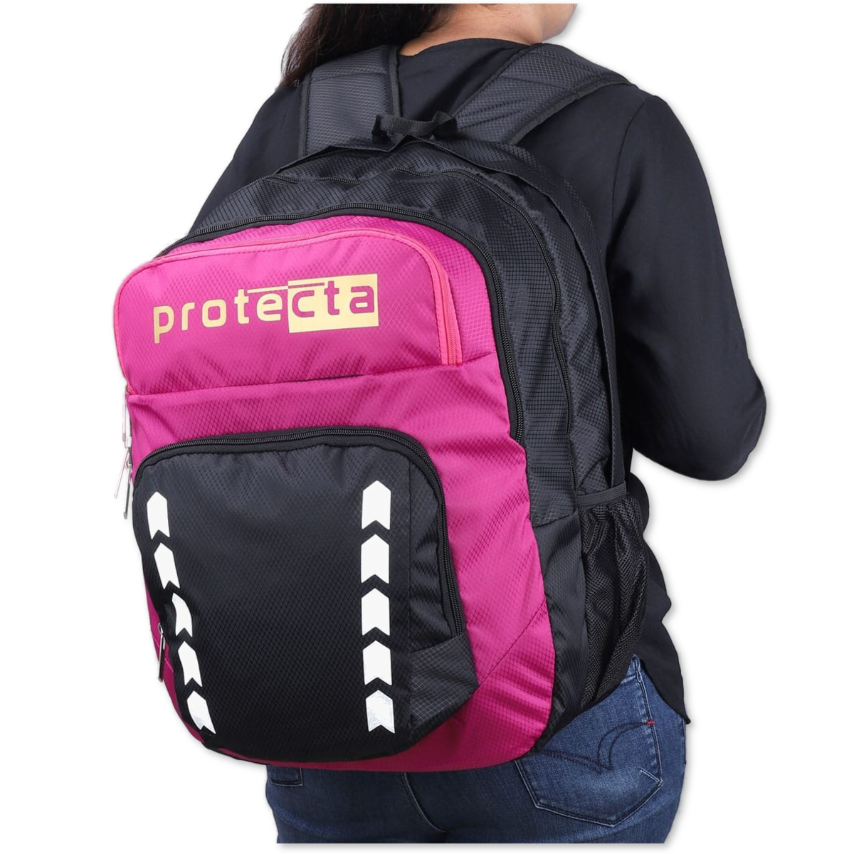 Black-Pink | Protecta Bolt Laptop Backpack-6
