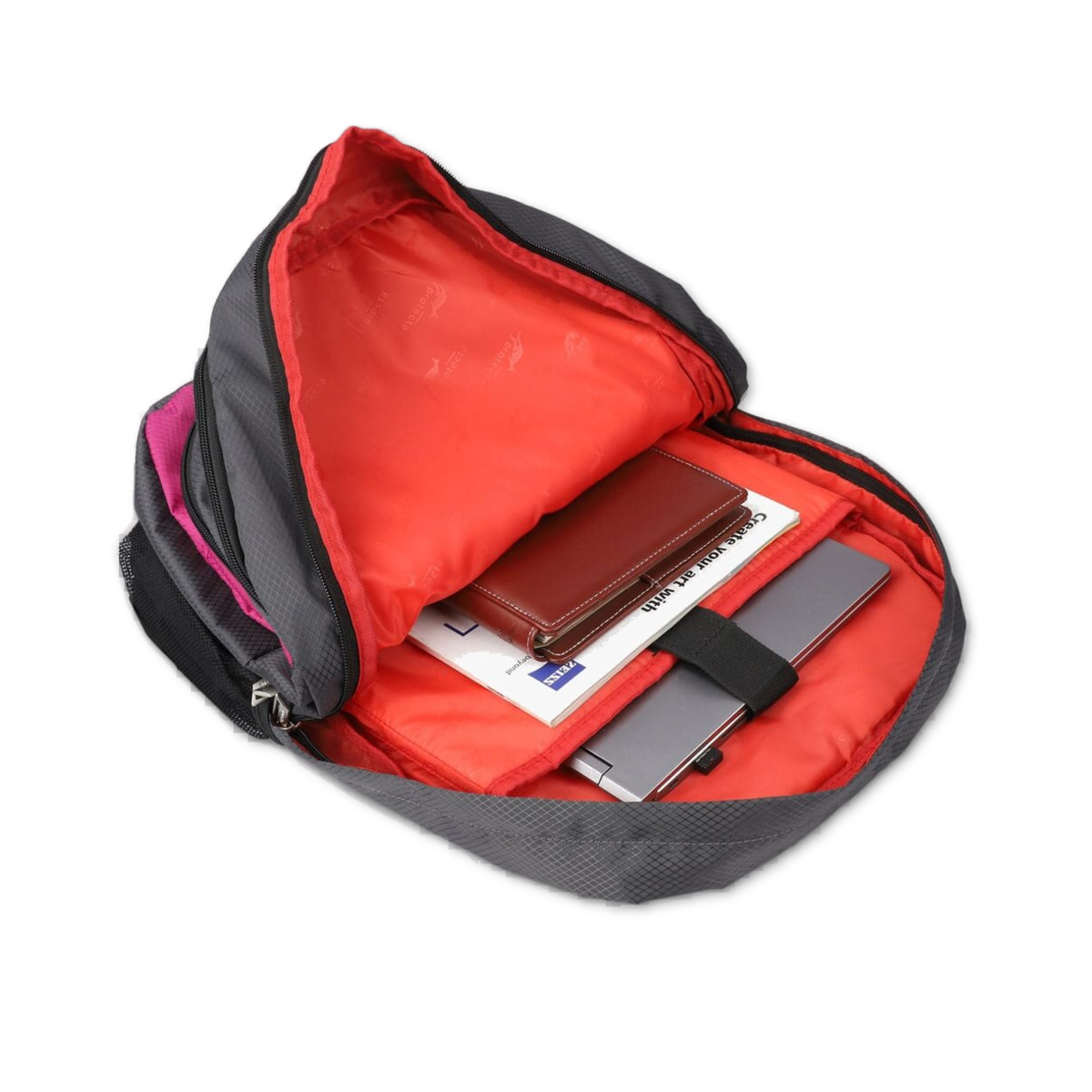 Grey-Pink | Protecta Bolt Laptop Backpack-5