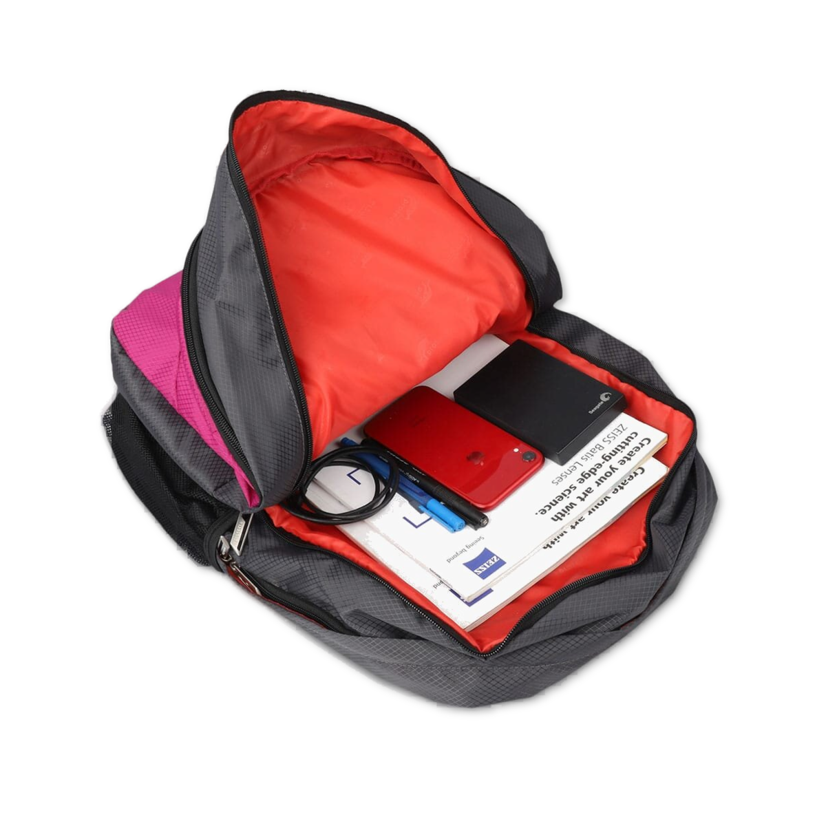 Grey-Pink | Protecta Bolt Laptop Backpack-6