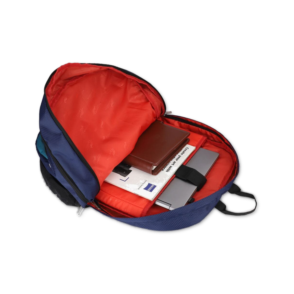Navy-Green | Protecta Bolt Laptop Backpack-5