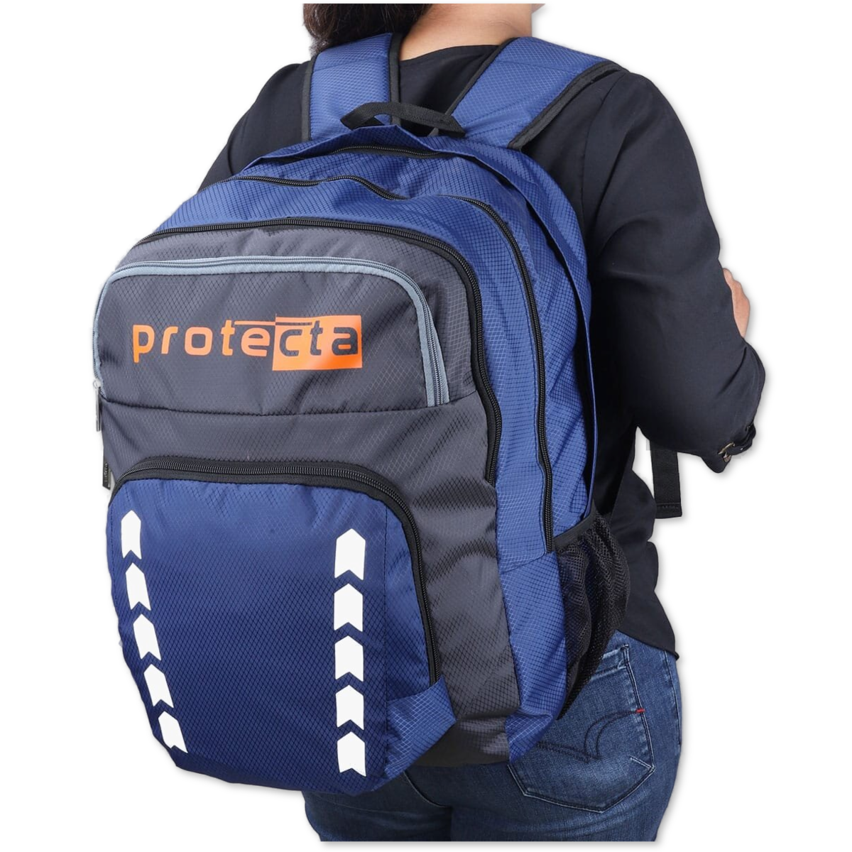 Navy-Grey | Protecta Bolt Laptop Backpack-6