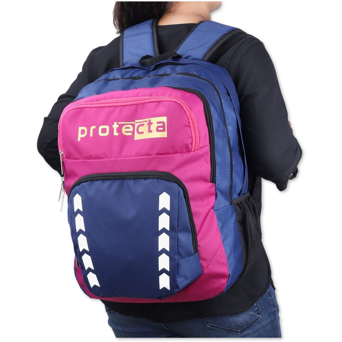 Navy-Pink | Protecta Bolt Laptop Backpack-6