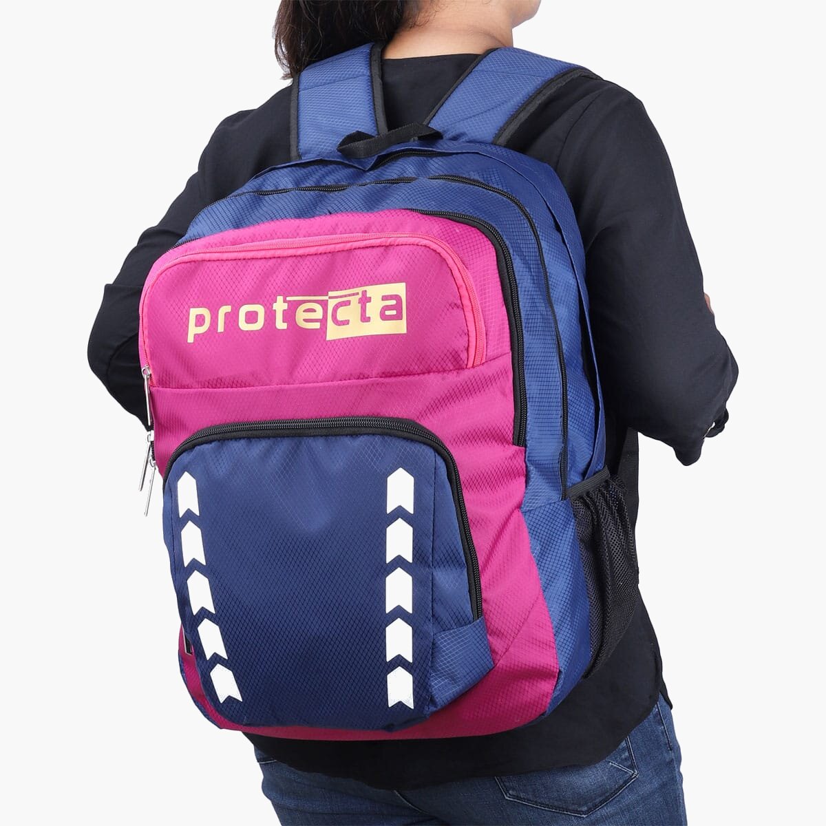 Navy-Pink | Protecta Bolt Laptop Backpack-6