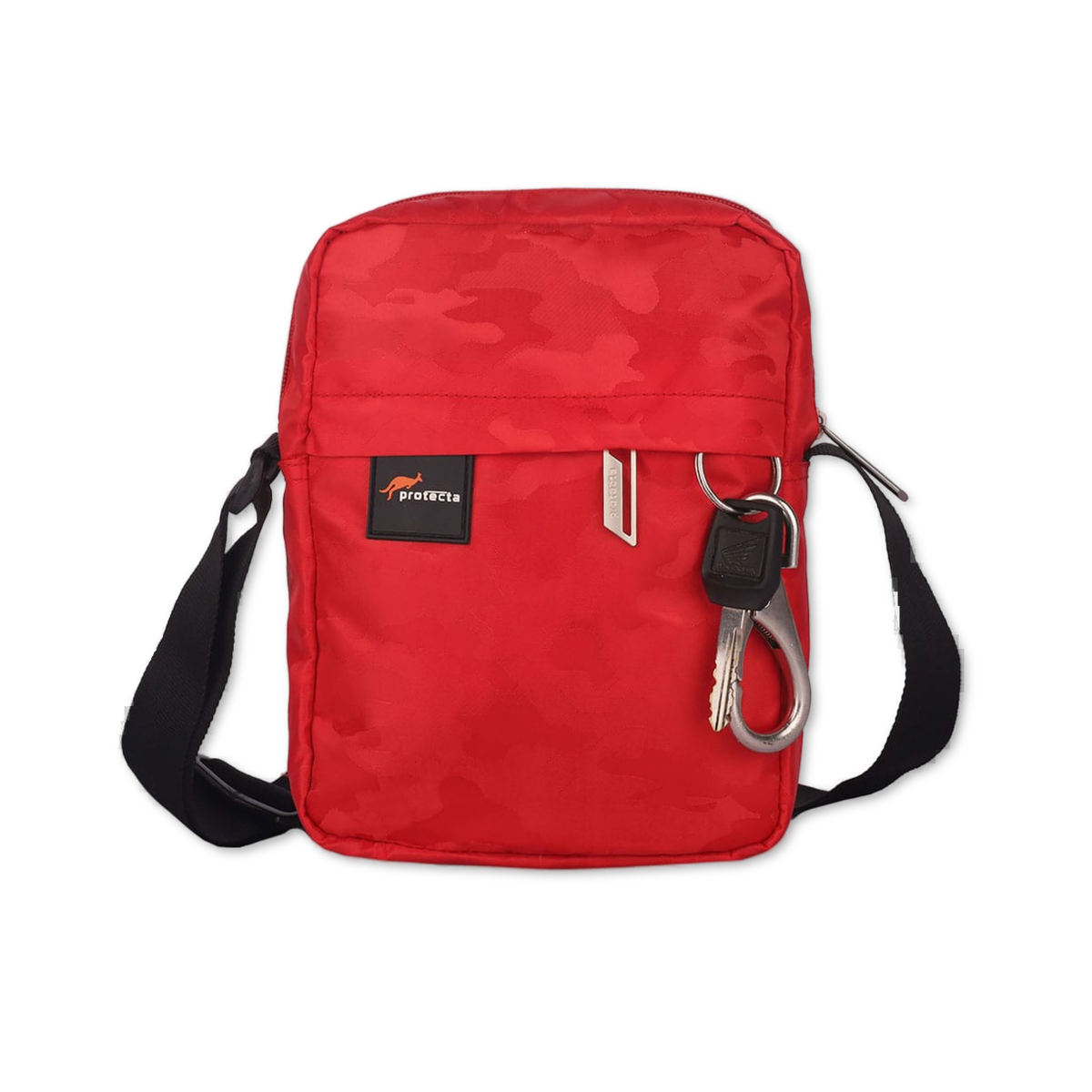 Red| Protecta Camo Unisex Sling Bag-Main