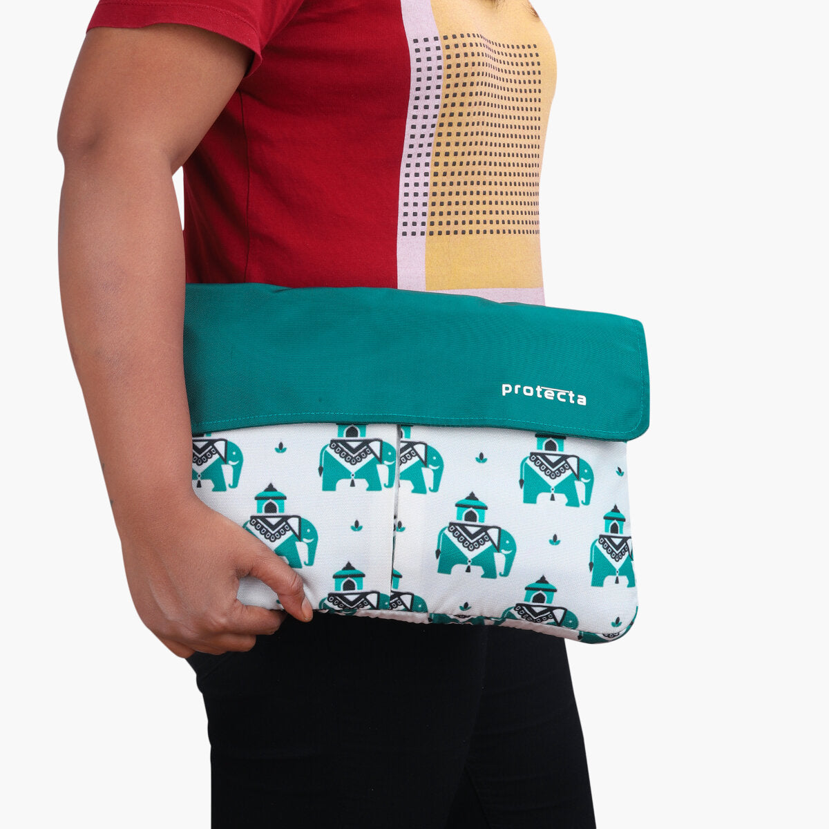 Elephants Print | Protecta Charlie Laptop Bag