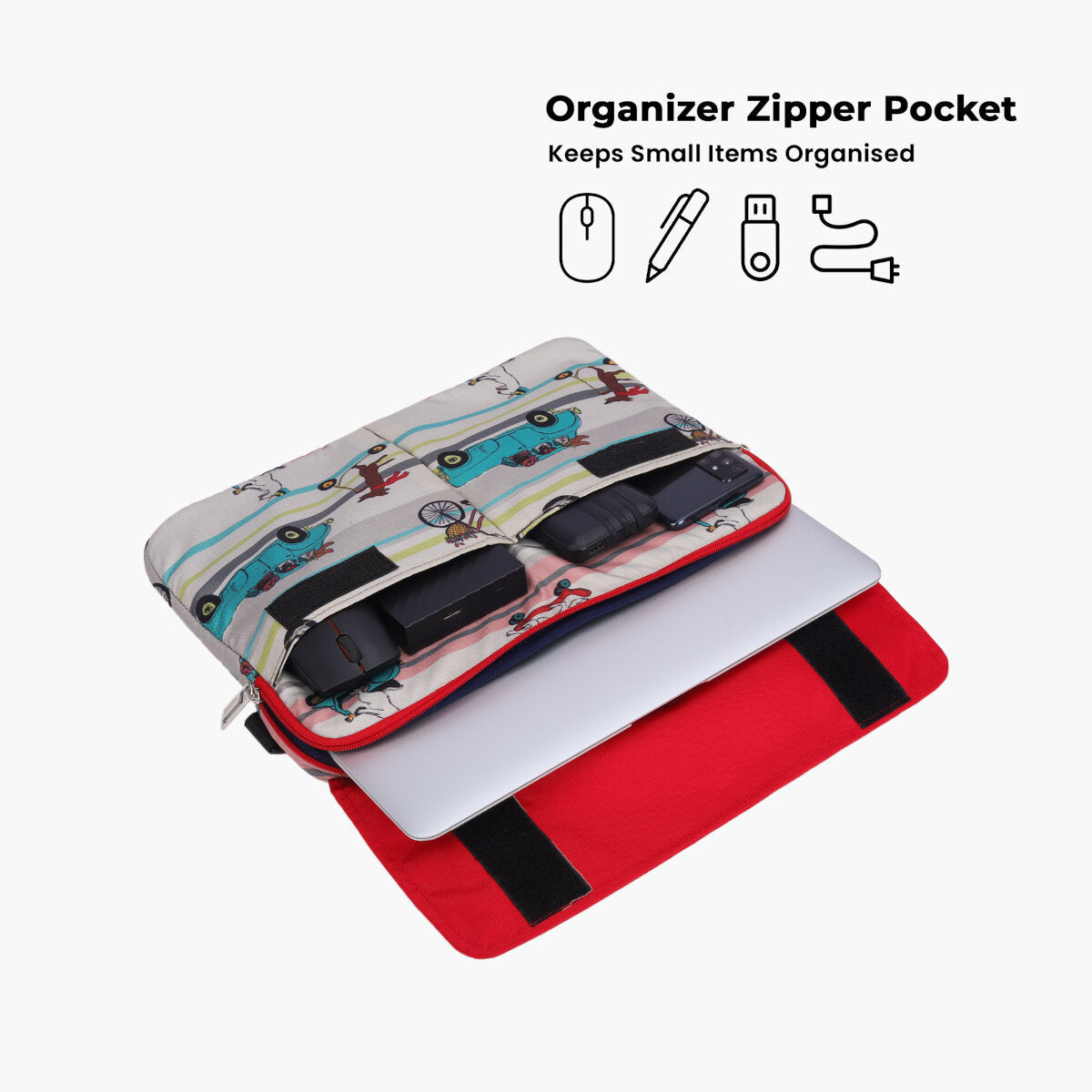 Travelling Dogs Print | Protecta Charlie Laptop Bag