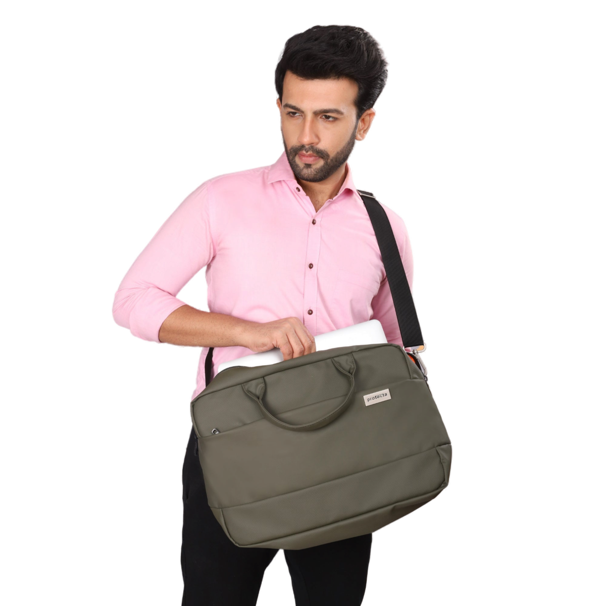 Green | Protecta Conquest Laptop Bag - 8