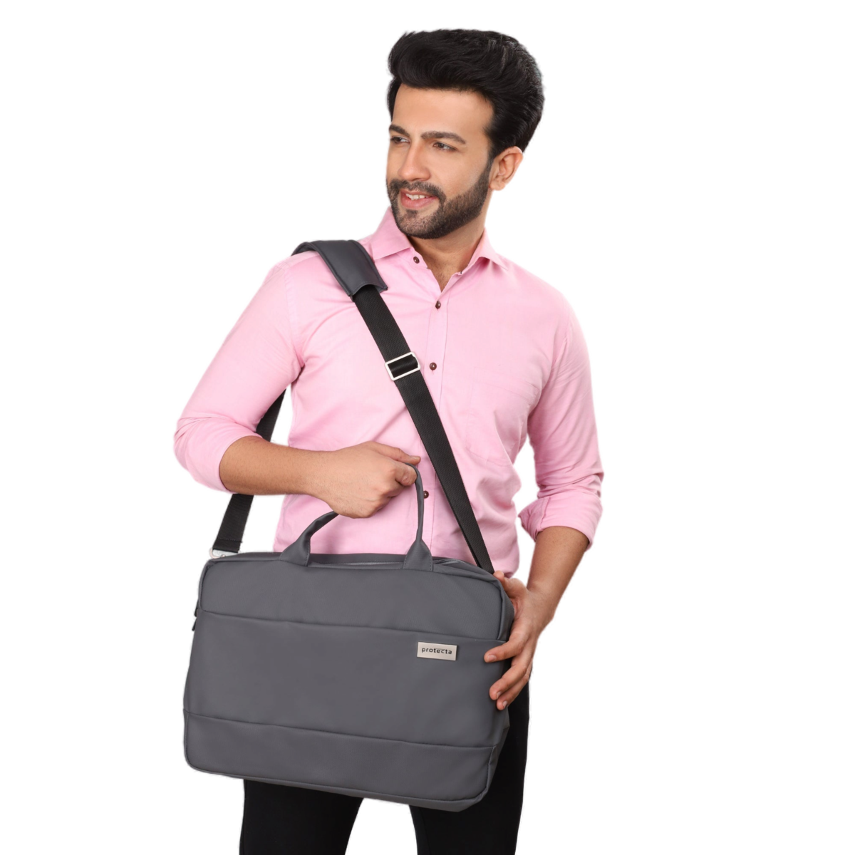 Grey | Protecta Conquest Laptop Bag - 1