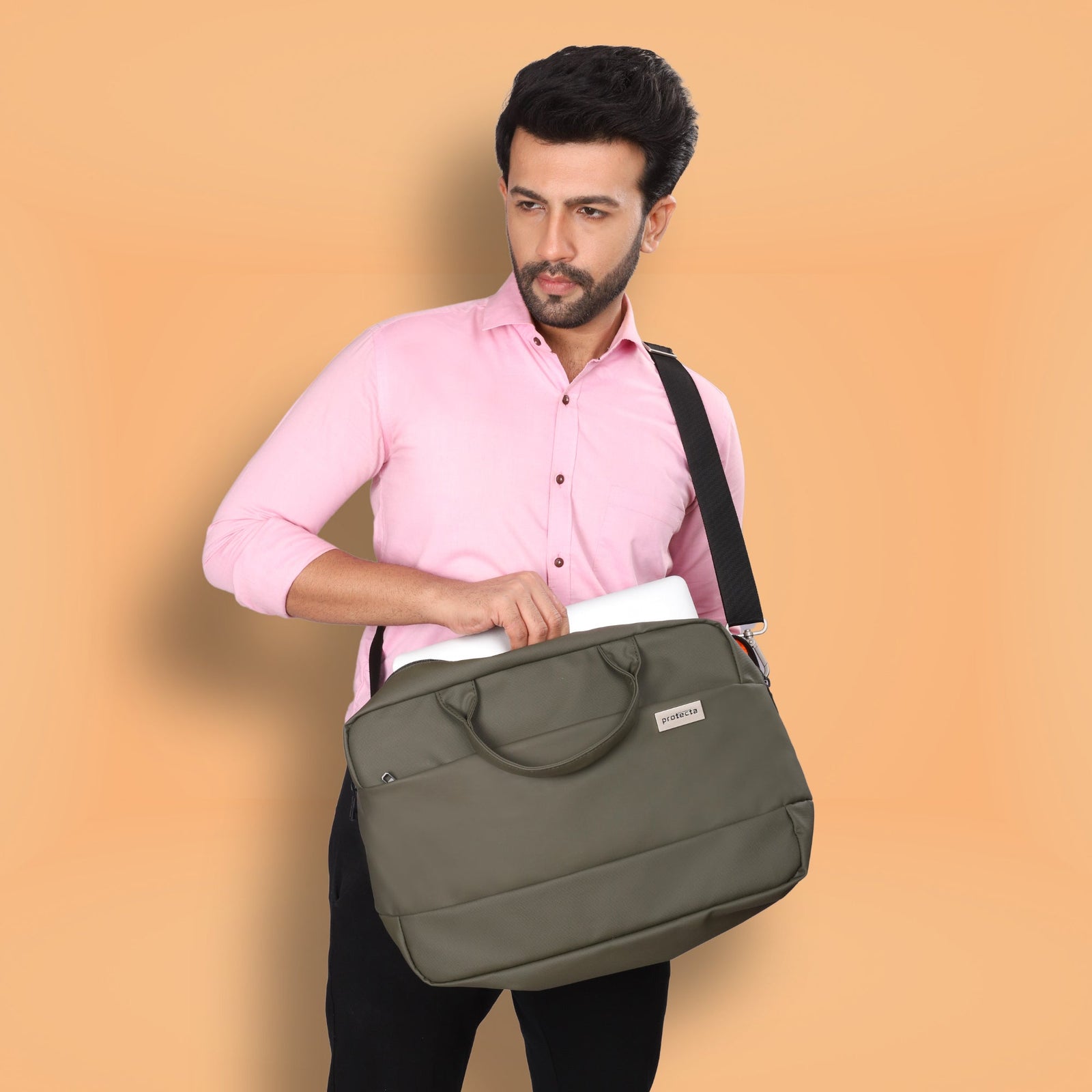 Green | Protecta Conquest Laptop Bag - 8