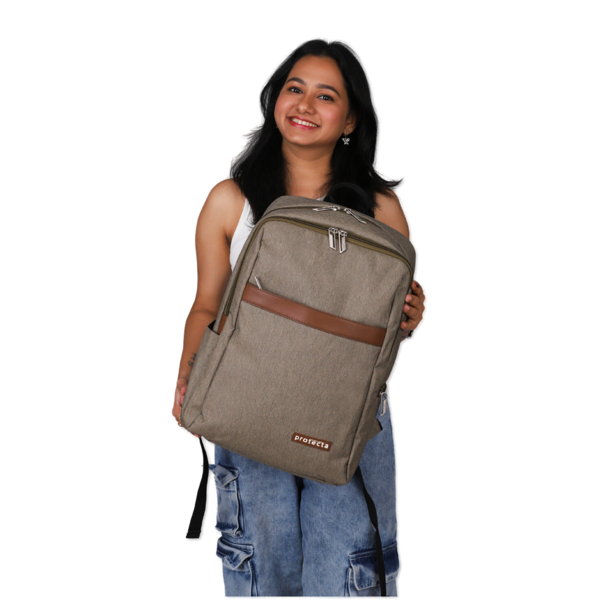 Brown | Protecta Delight Laptop Backpack - 7