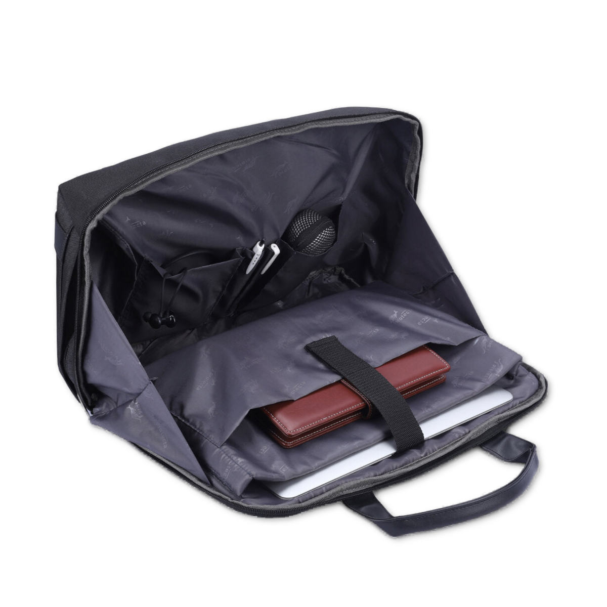 Black | Protecta Early Lead Anti-Theft Office Laptop Bag - 1