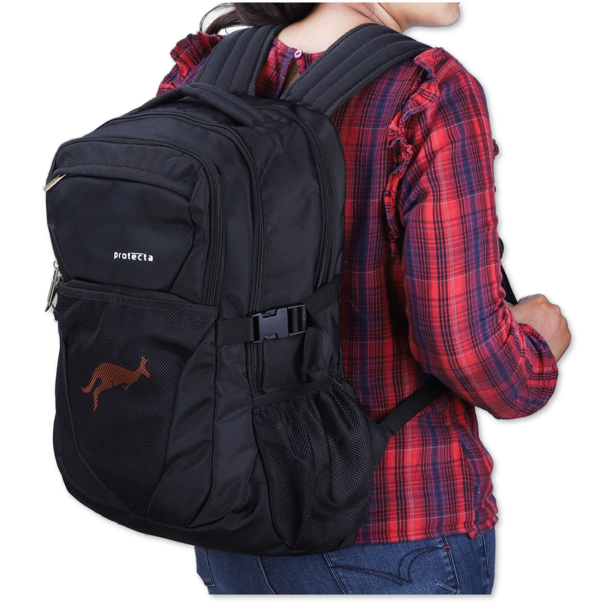 Black | Protecta Enigma Laptop Backpack-6