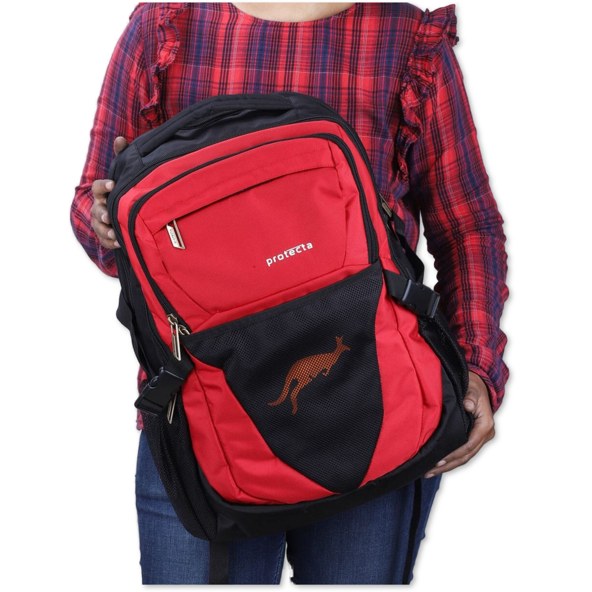 Black-Red | Protecta Enigma Laptop Backpack-6