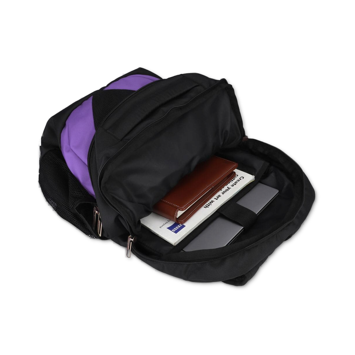 Black-Violet | Protecta Enigma Laptop Backpack-5