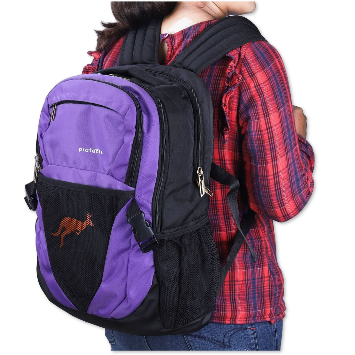 Black-Violet | Protecta Enigma Laptop Backpack-6