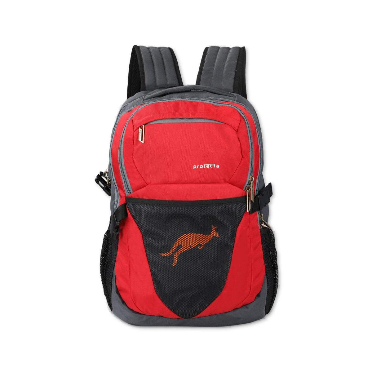 Grey-Red | Protecta Enigma Laptop Backpack-Main