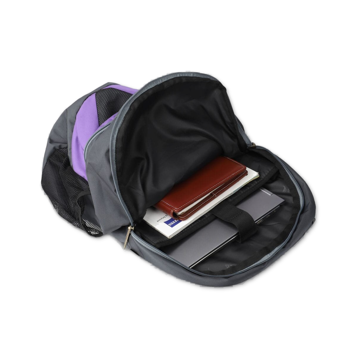 Grey-Violet | Protecta Enigma Laptop Backpack-5