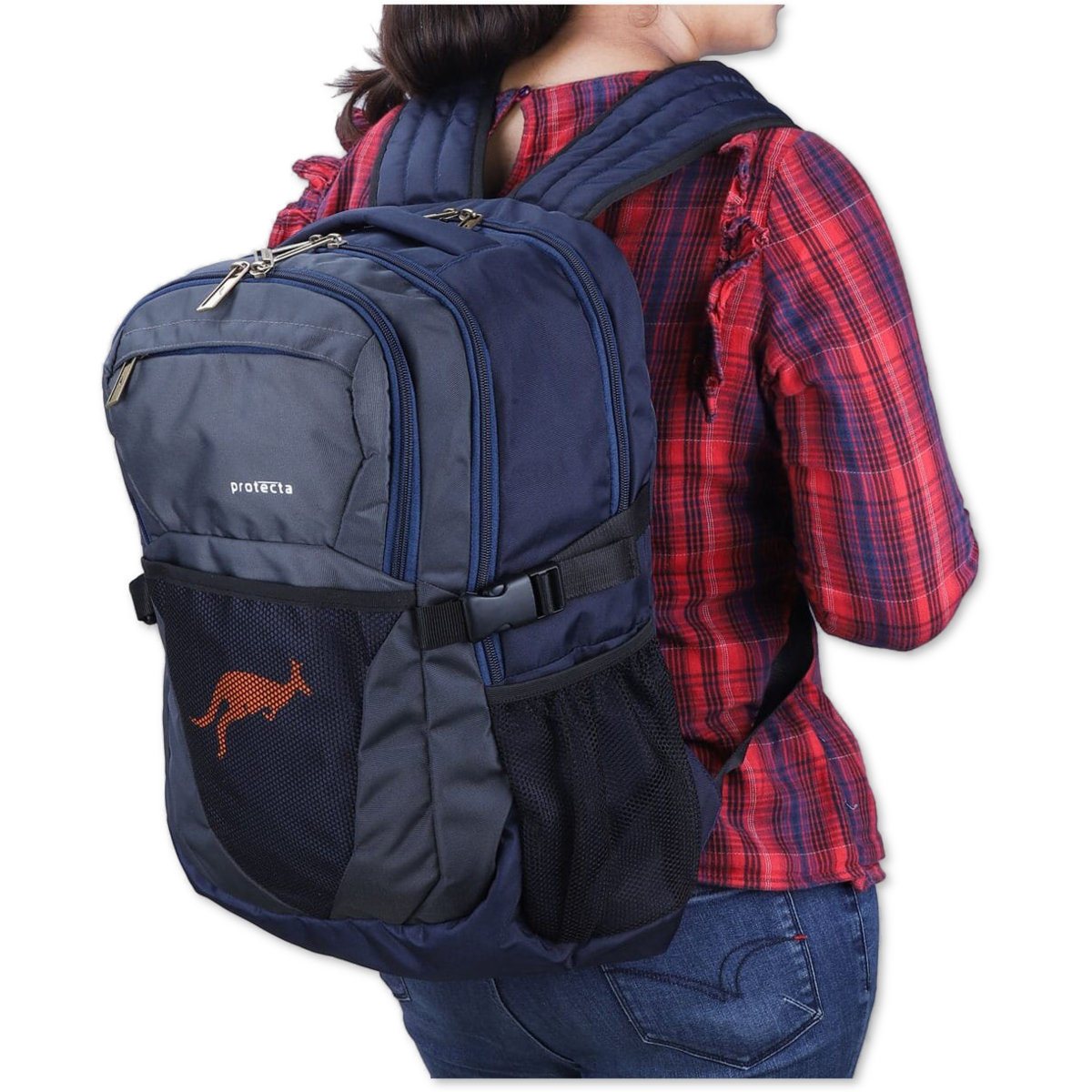 Navy-Grey | Protecta Enigma Laptop Backpack-6