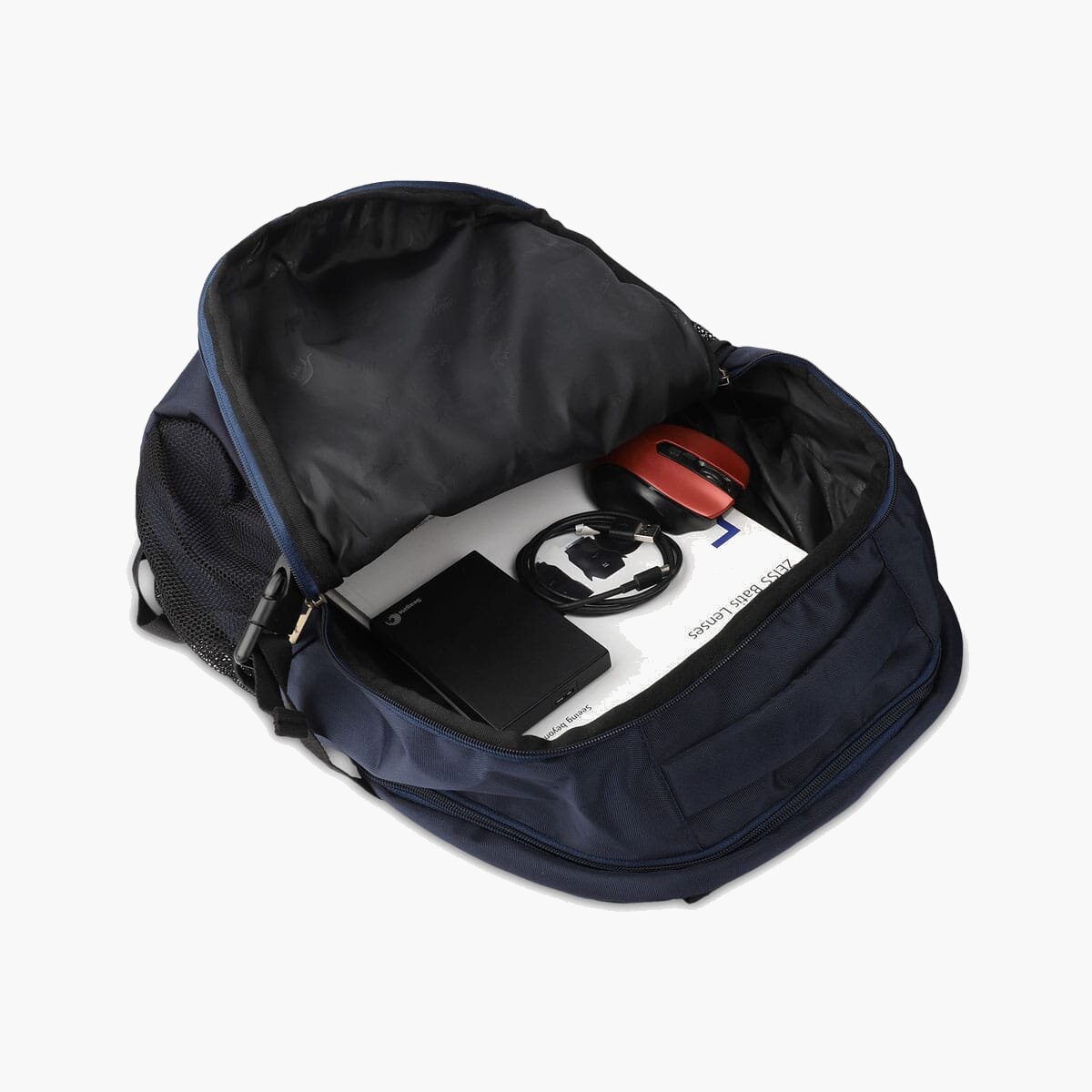 Navy-Red | Protecta Enigma Laptop Backpack-4