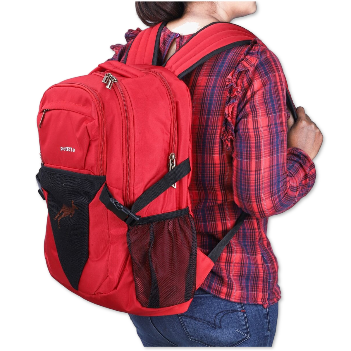Red | Protecta Enigma Laptop Backpack-6