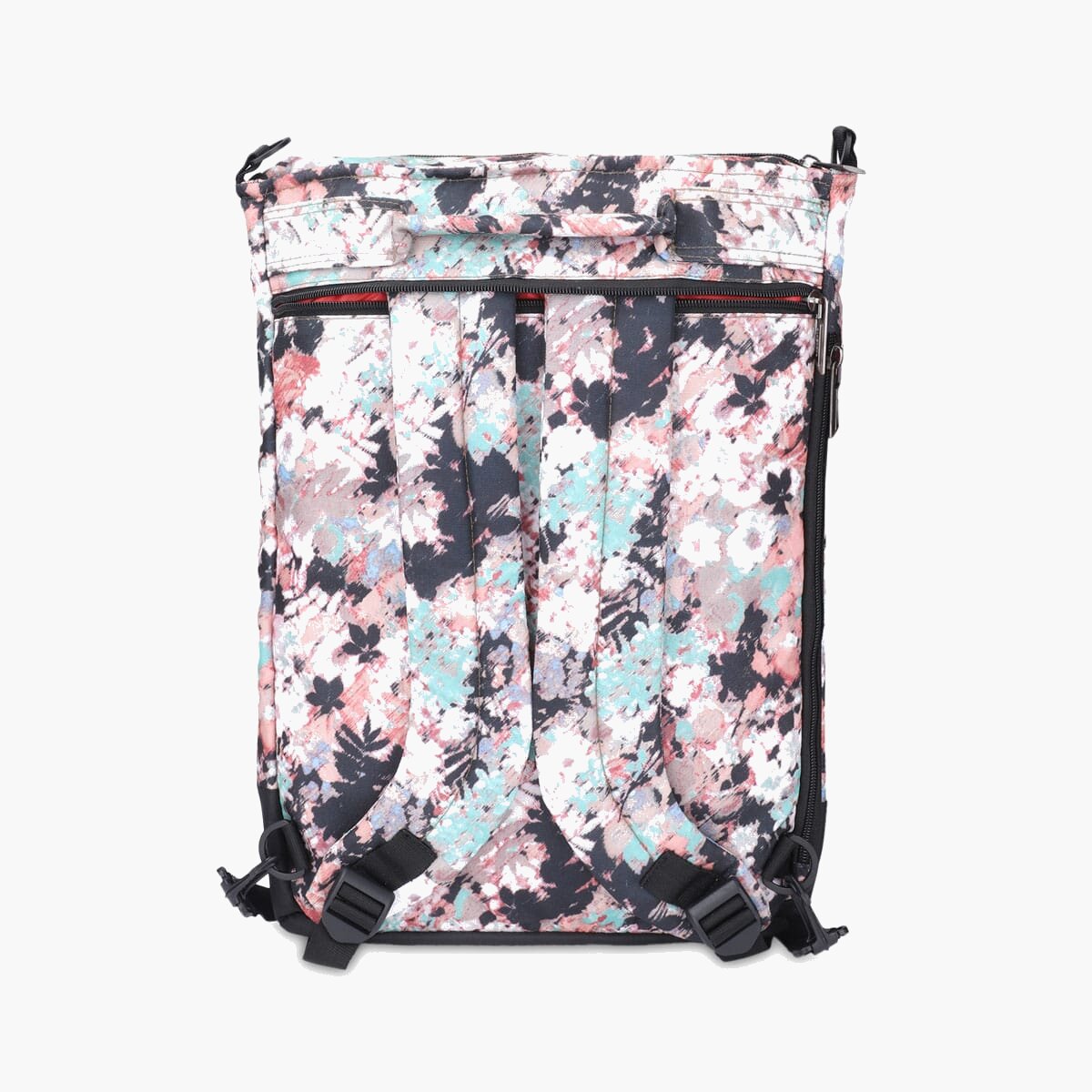 Abstract Flowers | Protecta Flair Convertible Laptop Backpack Tote-4