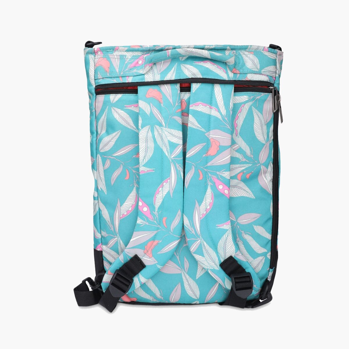 Green Leafy | Protecta Flair Convertible Laptop Backpack Tote-3