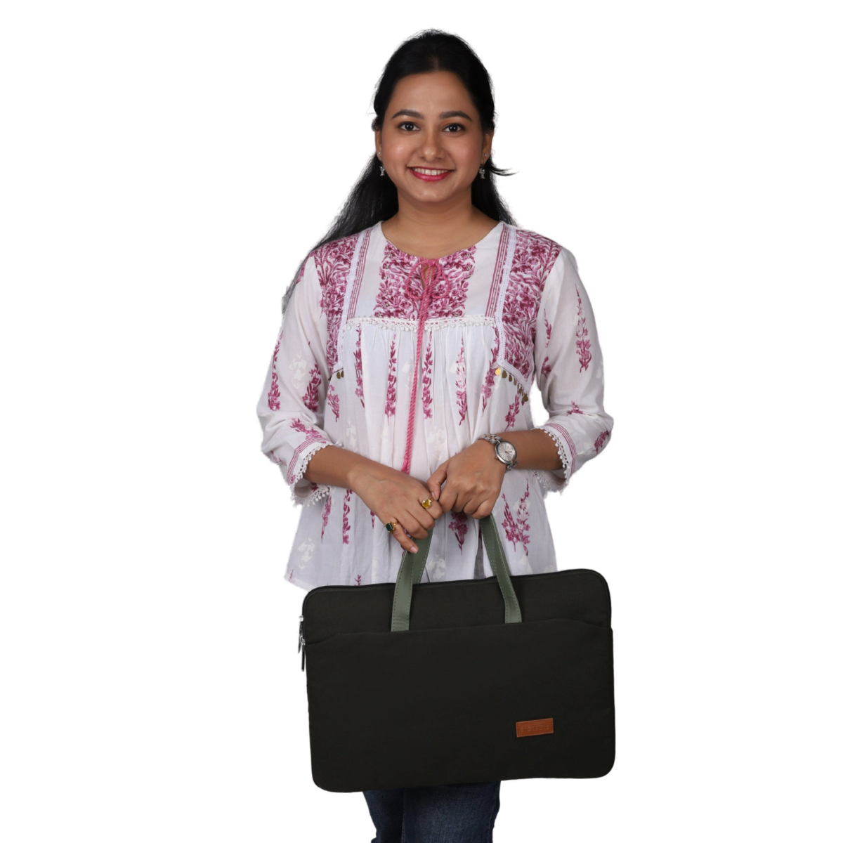 Olive Green | Protecta Grace Laptop Bag - 2