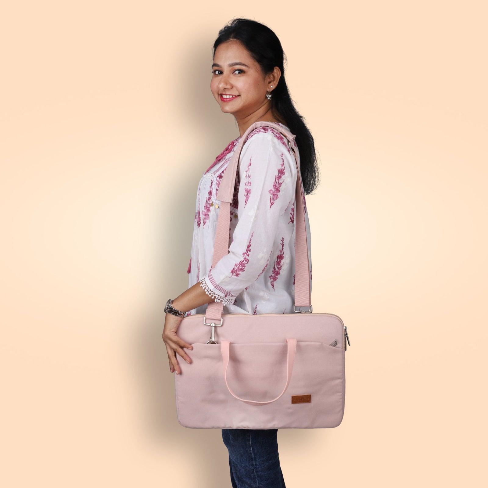Pink | Protecta Grace Laptop Bag - 3