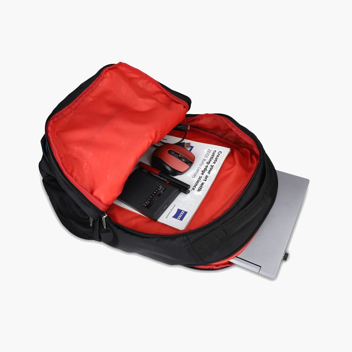 Black-Red | Protecta Harmony Laptop Backpack-5