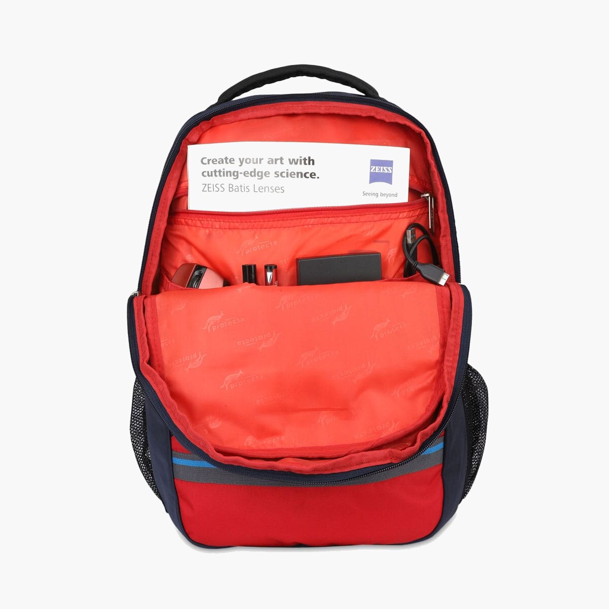 Navy-Red| Protecta Harmony Laptop Backpack-4