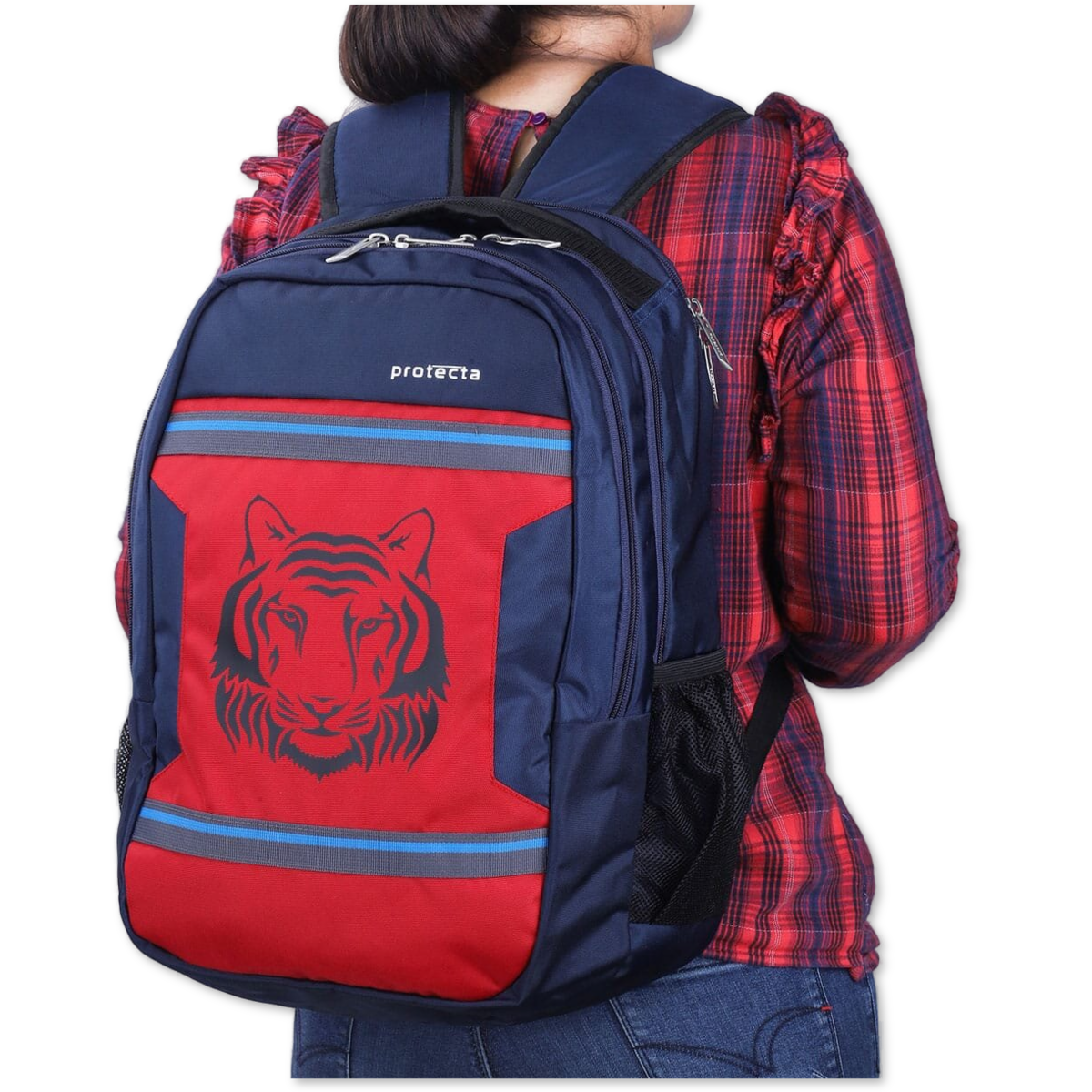Navy-Red| Protecta Harmony Laptop Backpack-6