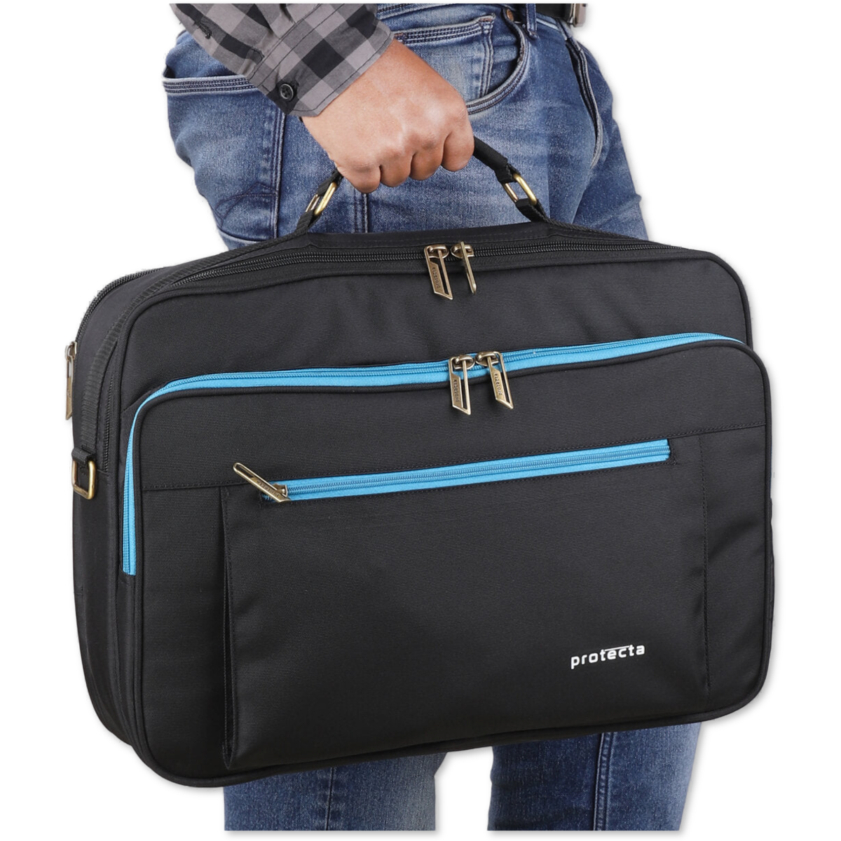 Black-Blue, Headquarter Travel & Office Bag-8