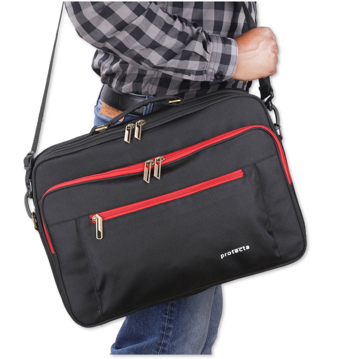 Black-Red, Headquarter Travel & Office Bag-8