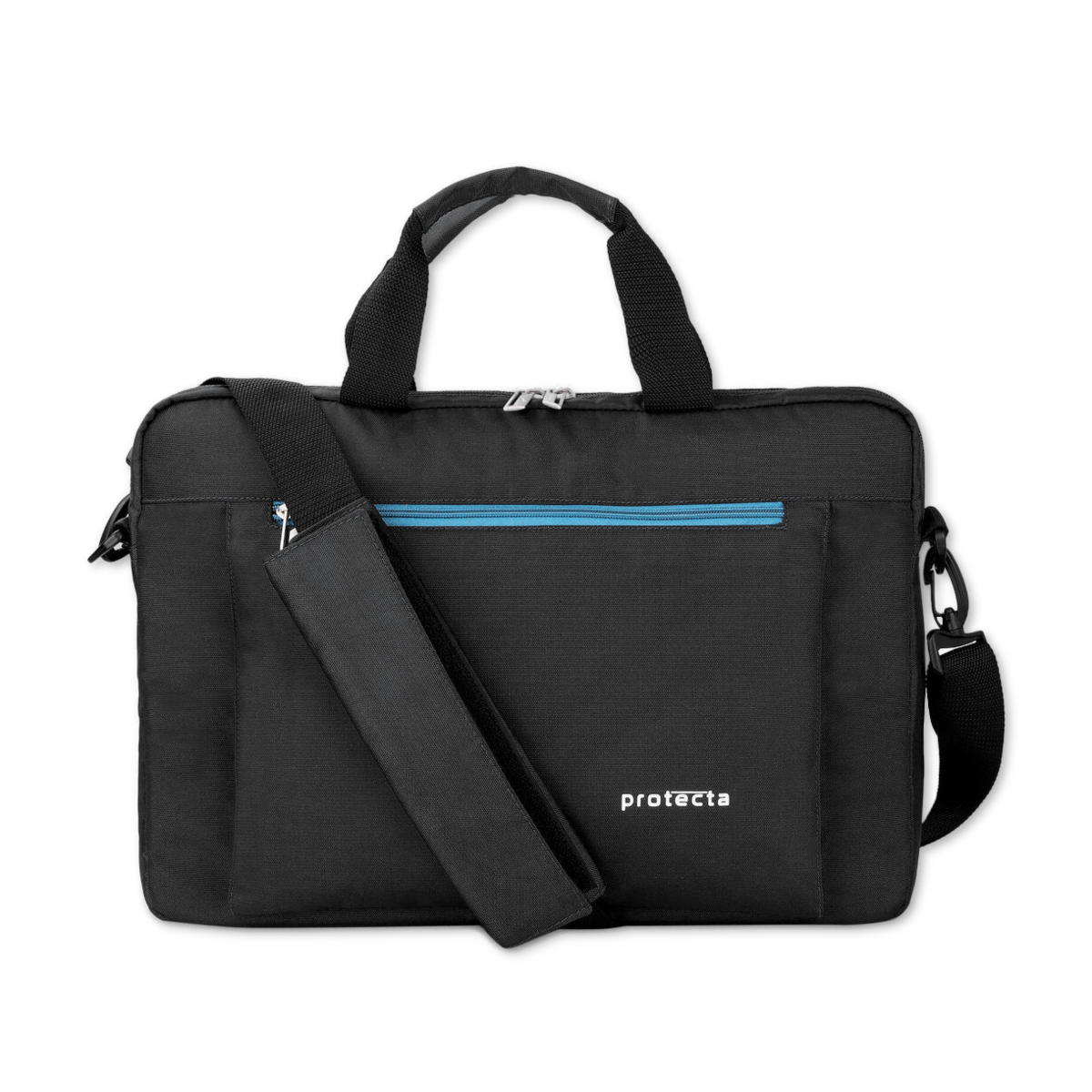 Black-Blue | Protecta Headquarter Lite Slim Office Laptop Bag-4