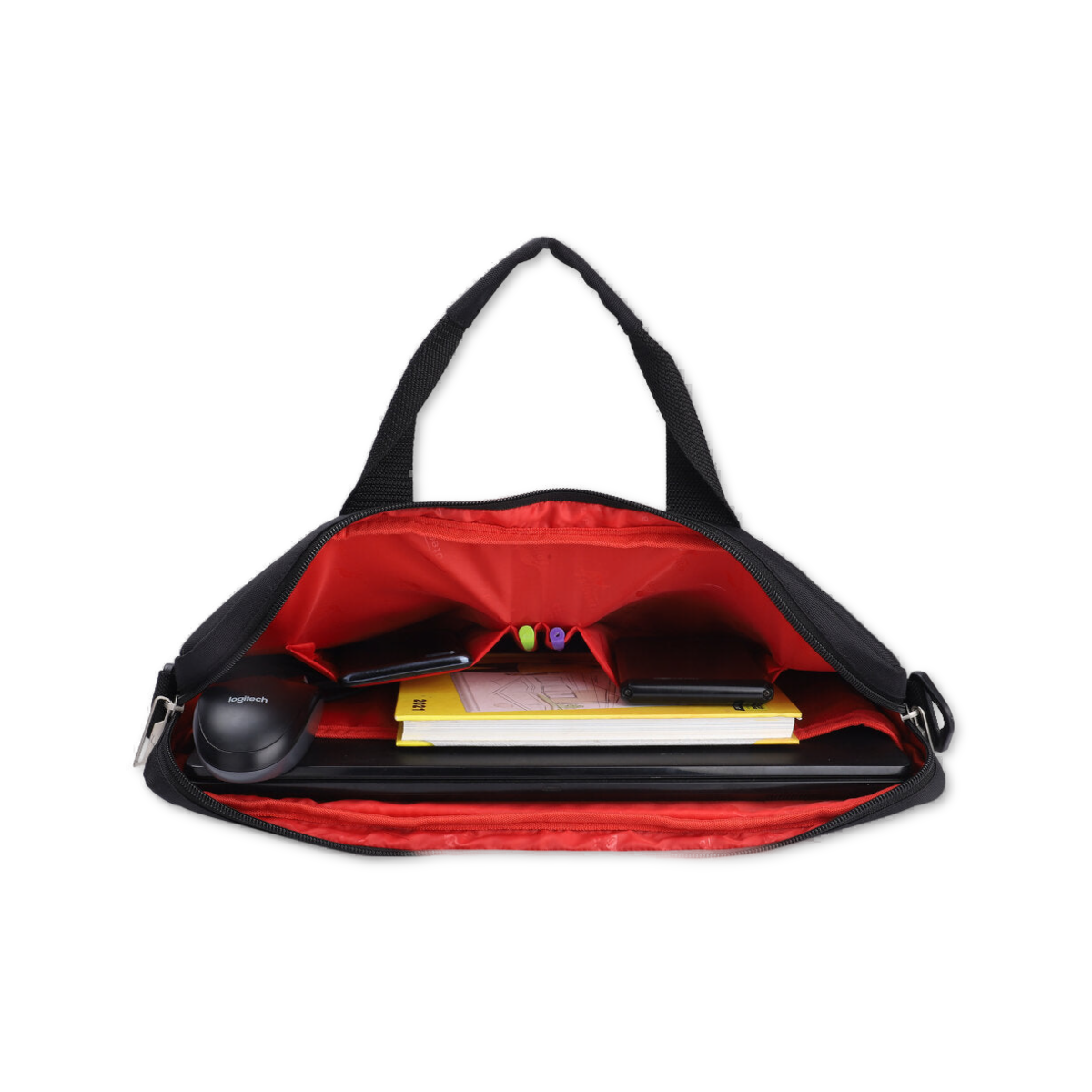 Black-Blue | Protecta Headquarter Lite Slim Office Laptop Bag-7
