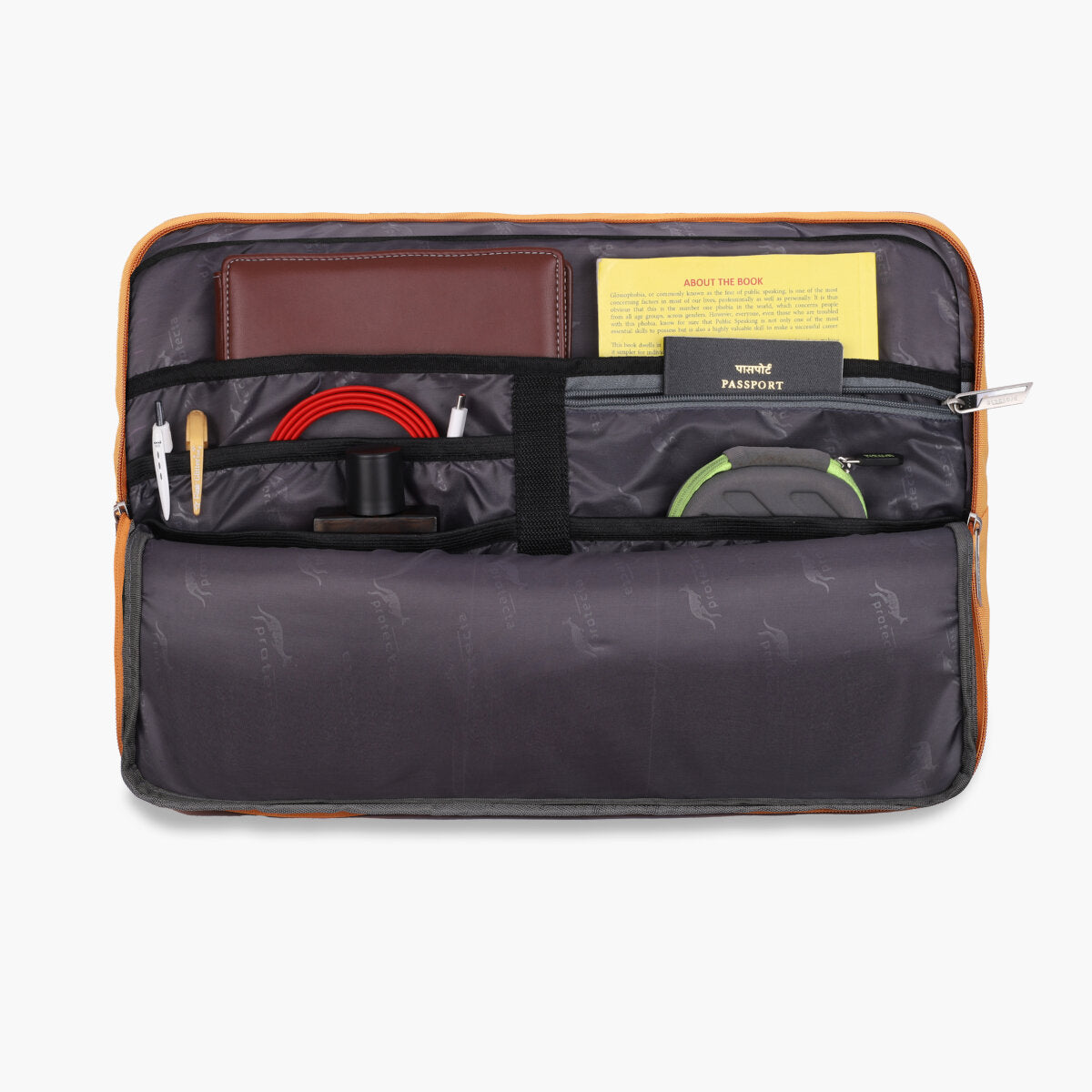 Yellow | Protecta High Pedestal Office Laptop Bag - 4