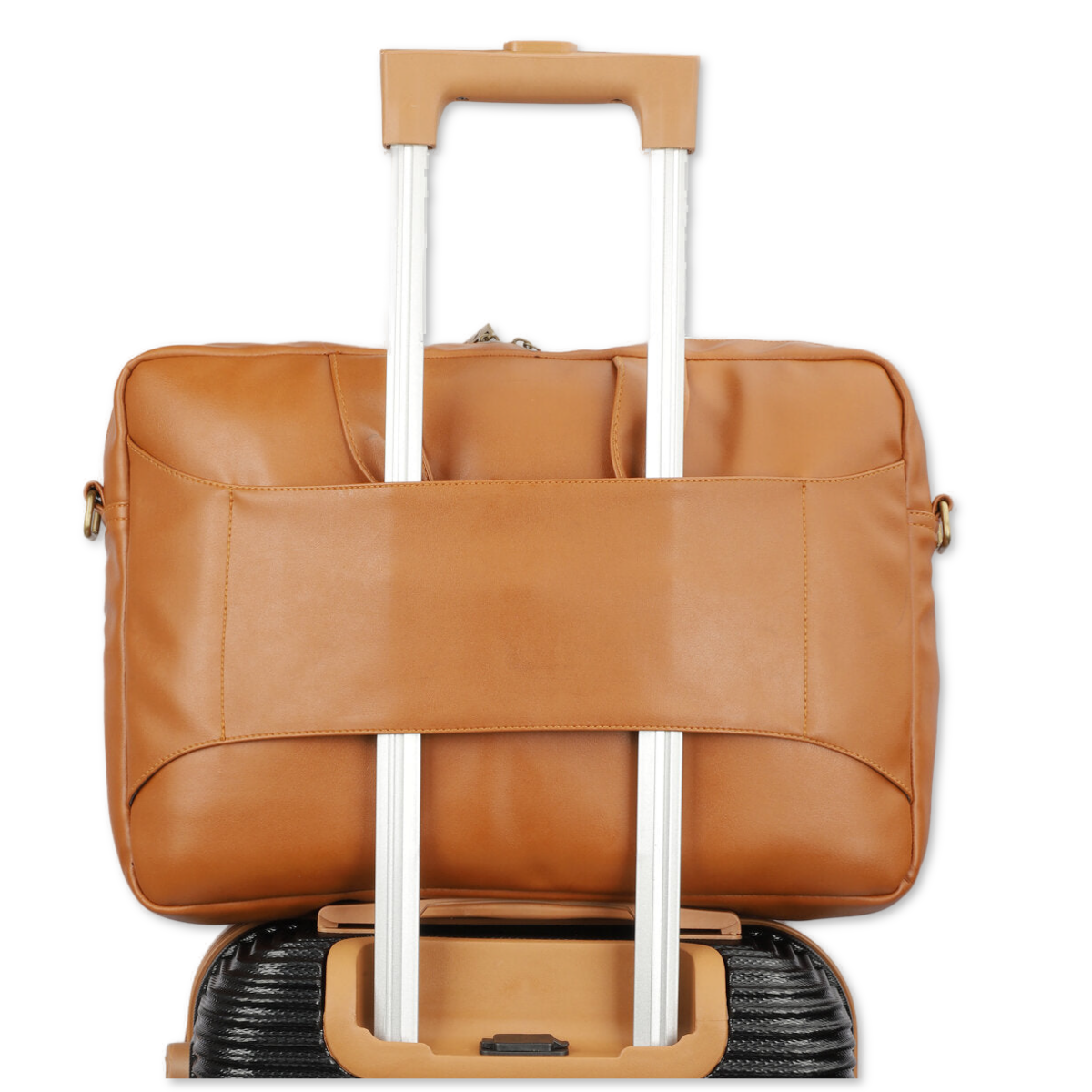 Tan | Protecta Higher Ground Premium Office Laptop Bag-8