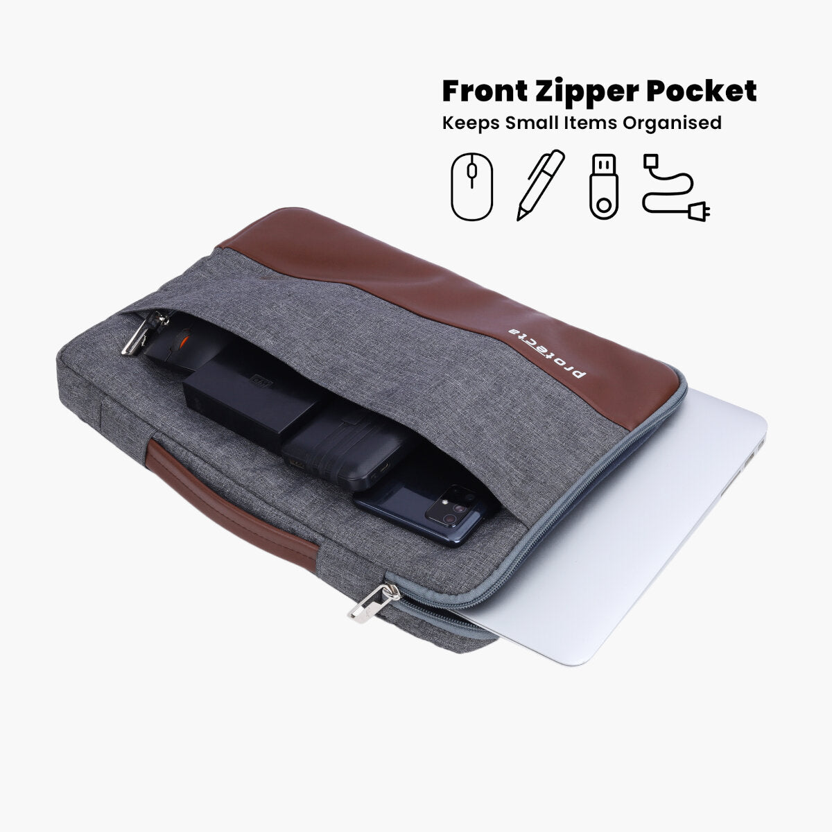 Stone Grey | Protecta Lima Laptop Bag