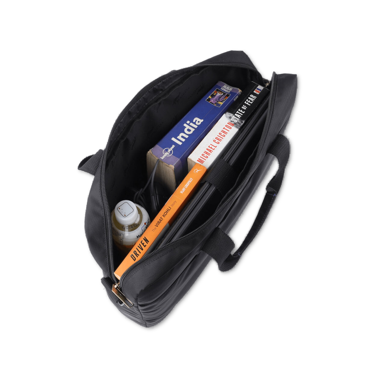 Black Blue, Protecta Momentum Laptop Office Bag-5