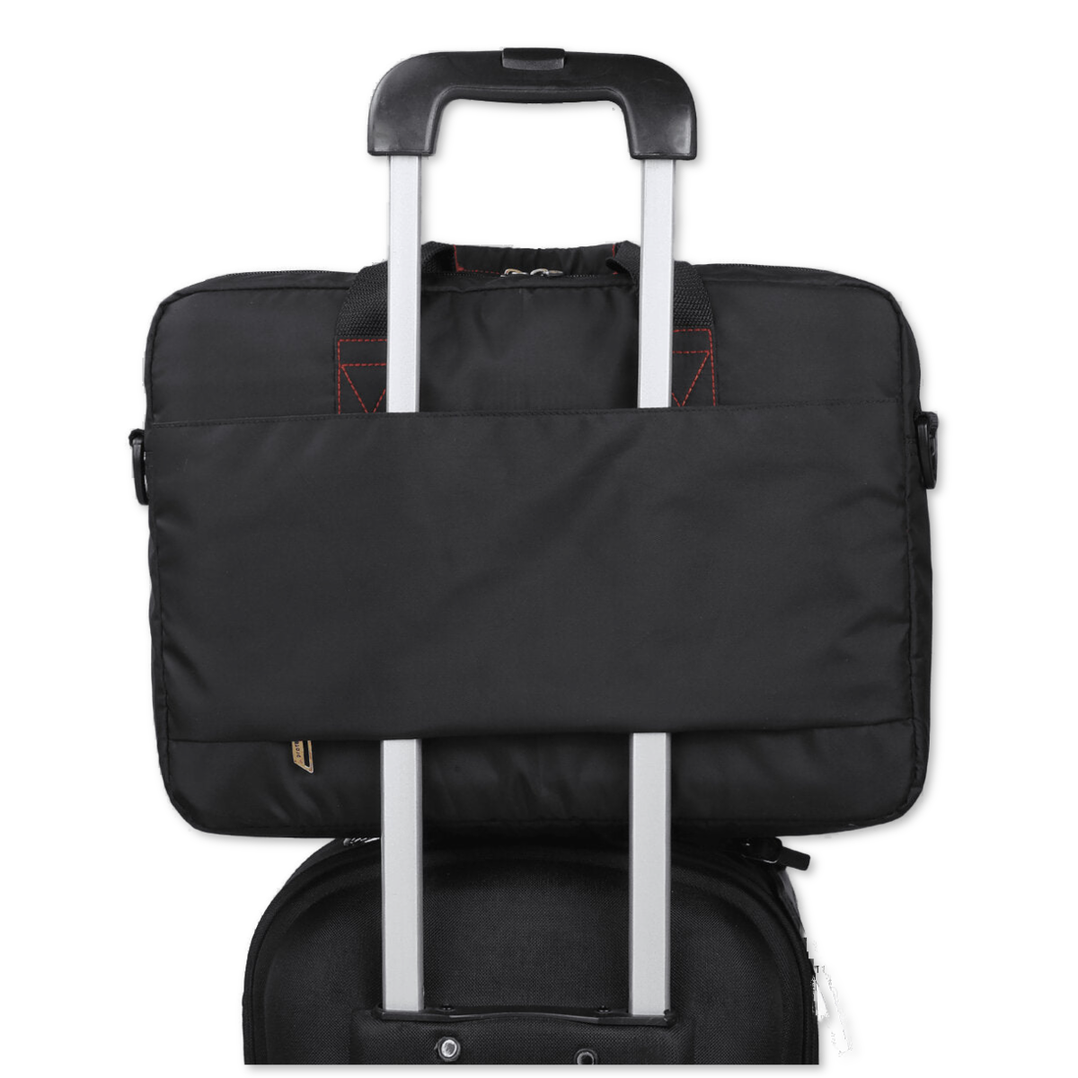 Black Red, Protecta Momentum Laptop Office Bag-8