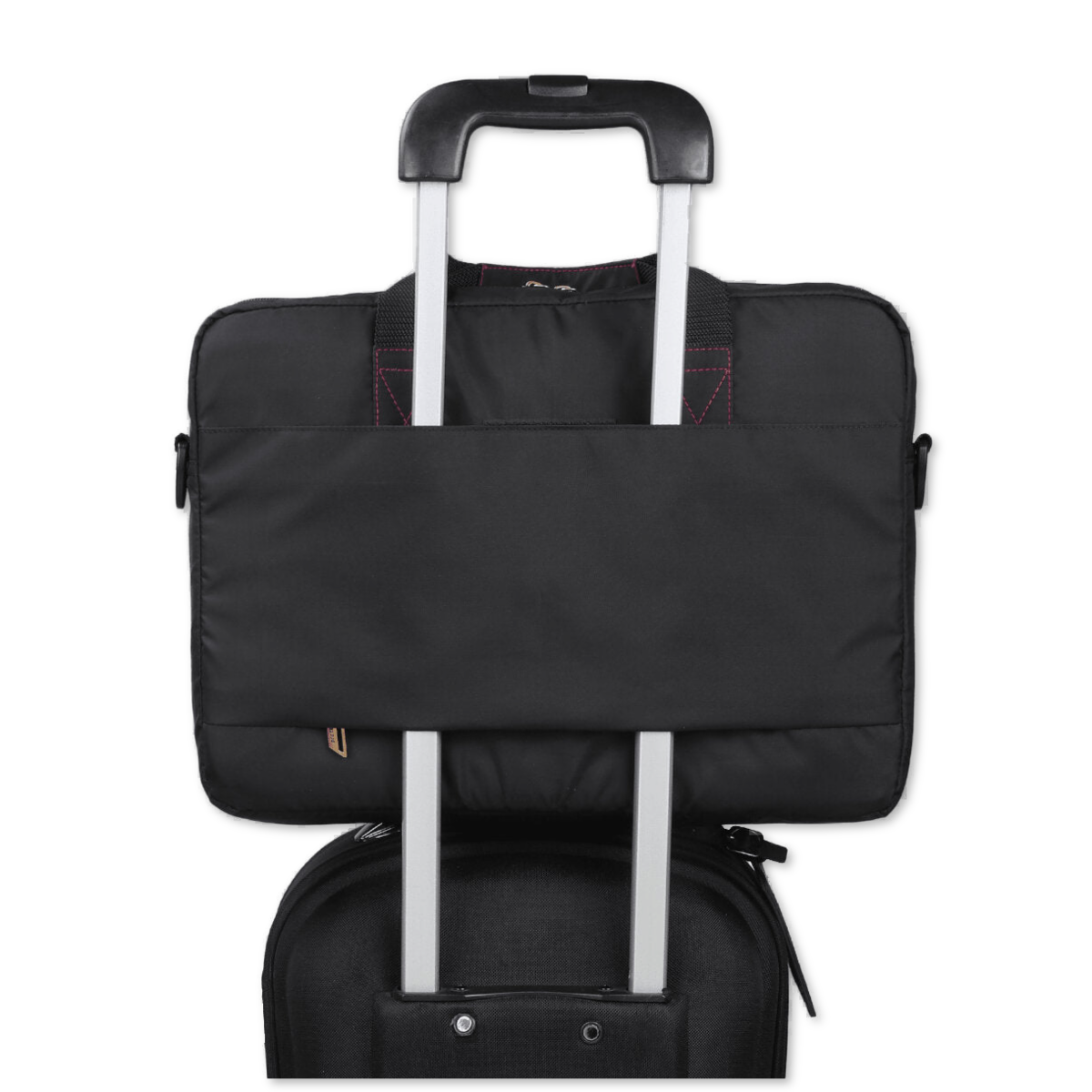 Black Pink, Protecta Momentum Laptop Office Bag-8