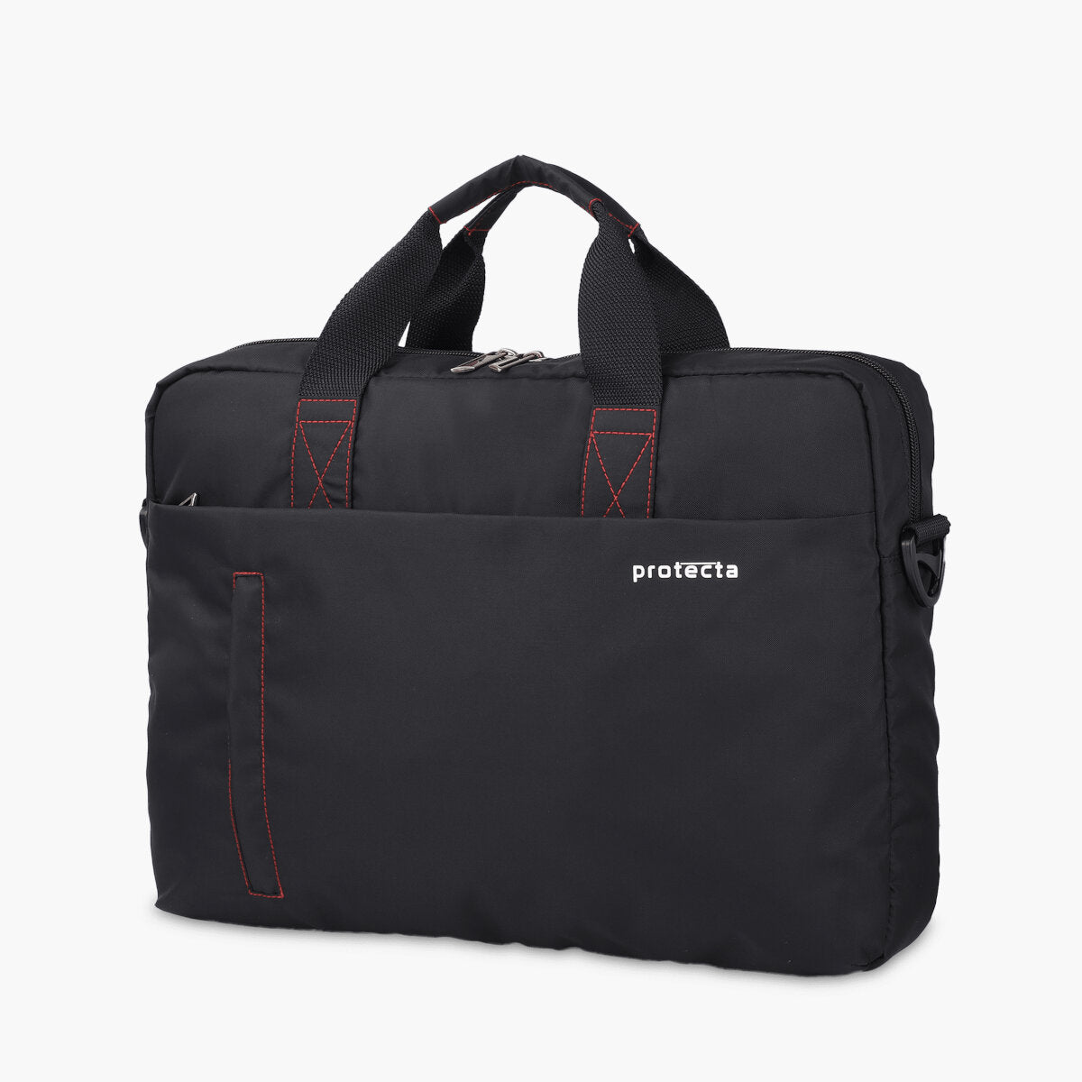 Black Red, Protecta Momentum Laptop Office Bag-2