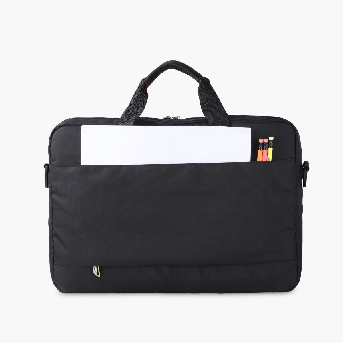 Black Red, Protecta Momentum Laptop Office Bag-4