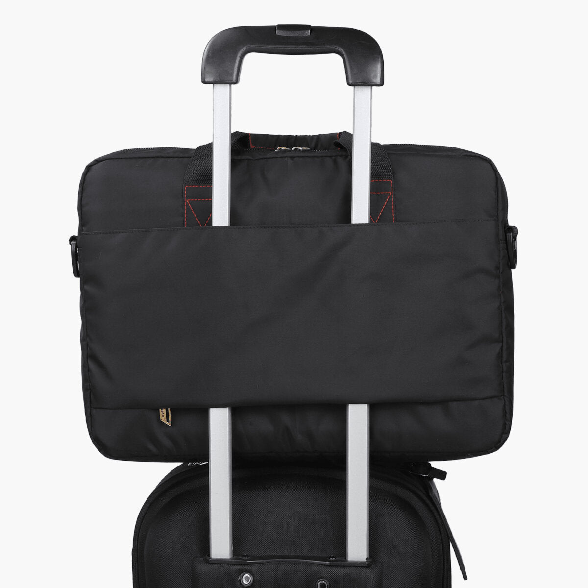Black Red, Protecta Momentum Laptop Office Bag-8
