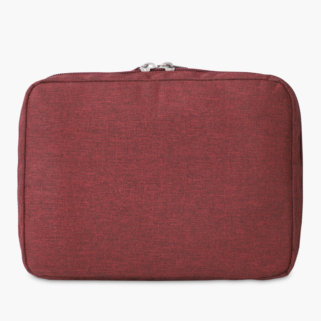 Rust Red | Protecta Mr Organiser Electronic Accessory Bag-4
