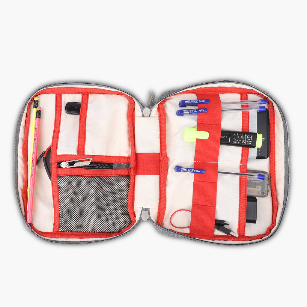 Stone Grey | Protecta Mr Organiser Electronic Accessory Bag-1