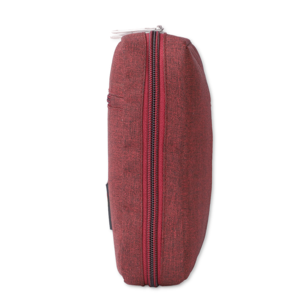 Rust Red | Protecta Mr Organiser Electronic Accessory Bag-3