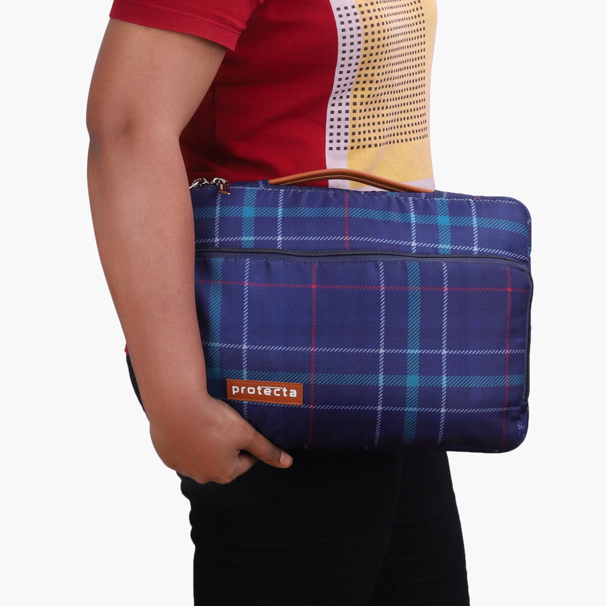 Plaid Print | Protecta Oscar Laptop Bag