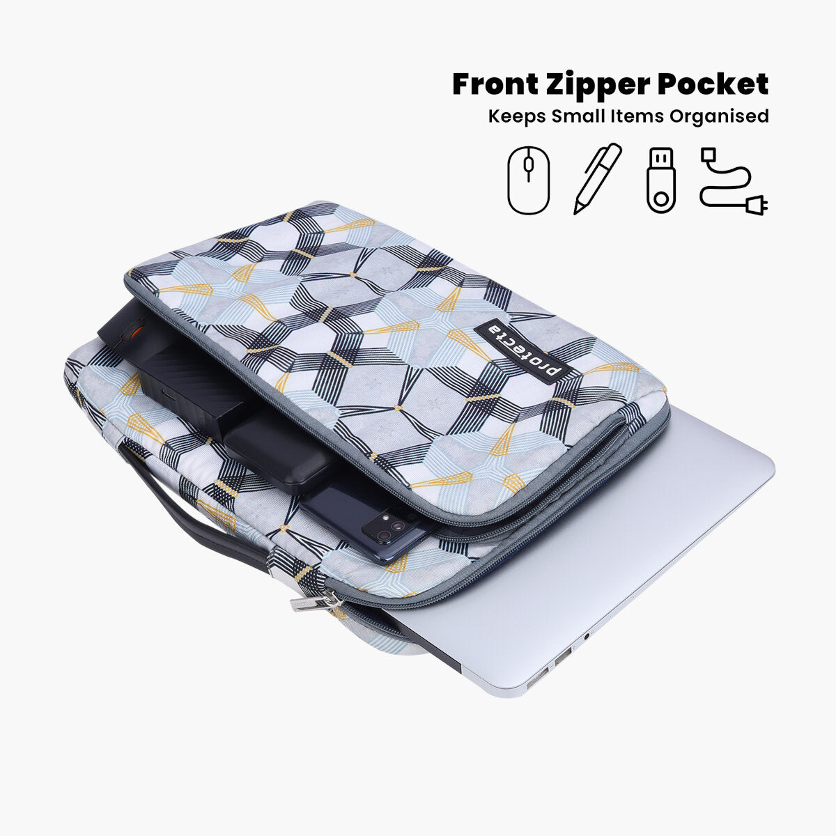 Compass Print | Protecta Oscar Laptop Bag