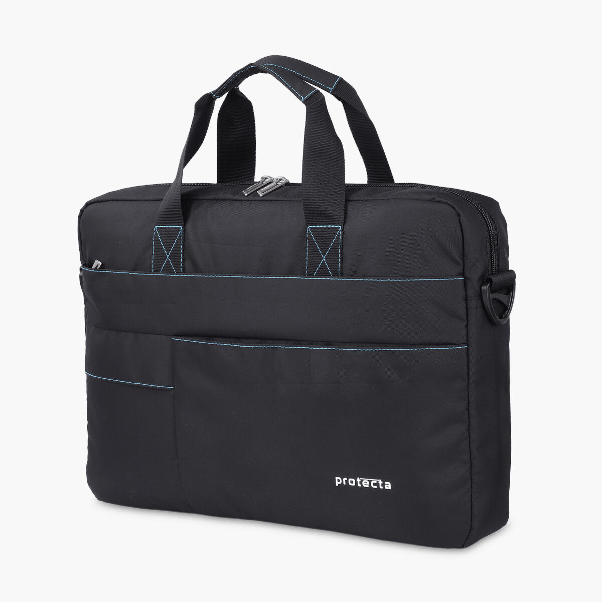 Black-Blue, Protecta Pace Laptop Office Bag-1